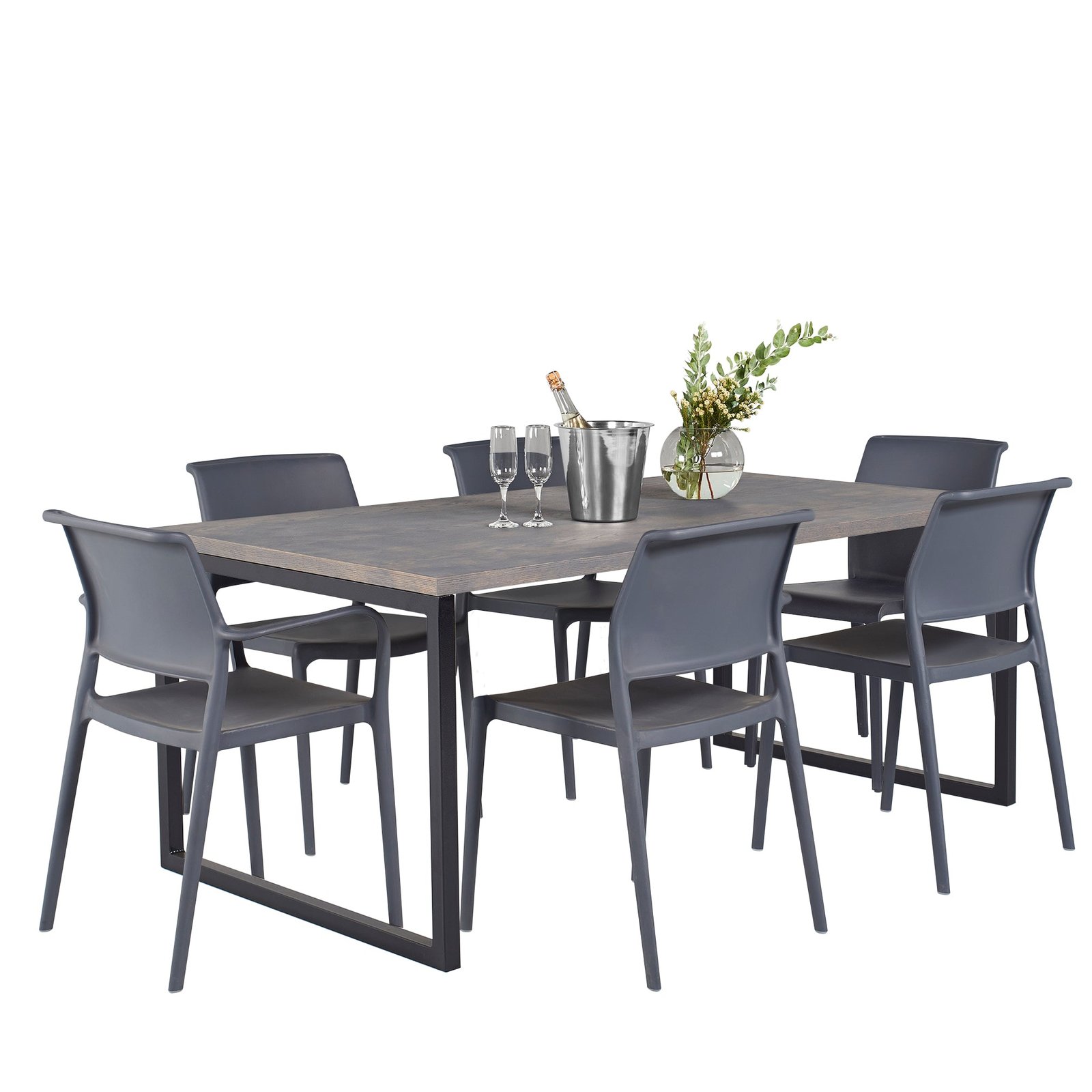 Bantry - 6 Seater Dining Table Set (Ara Chairs)