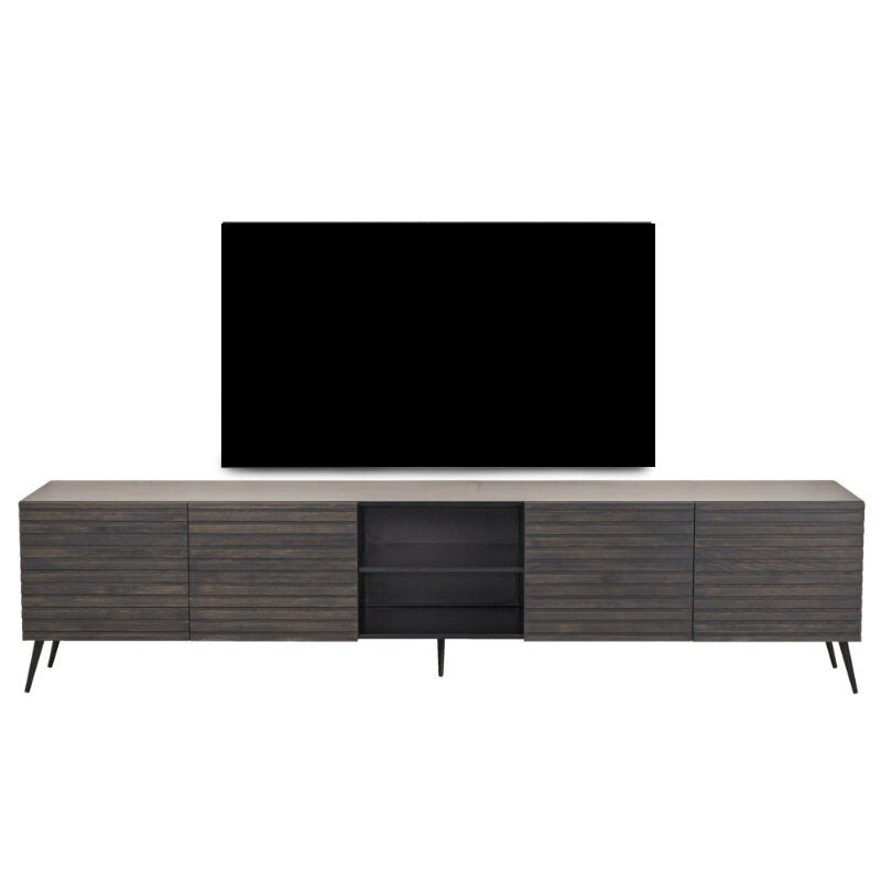 Sedgefield - Modern Black TV Stand - Ebony