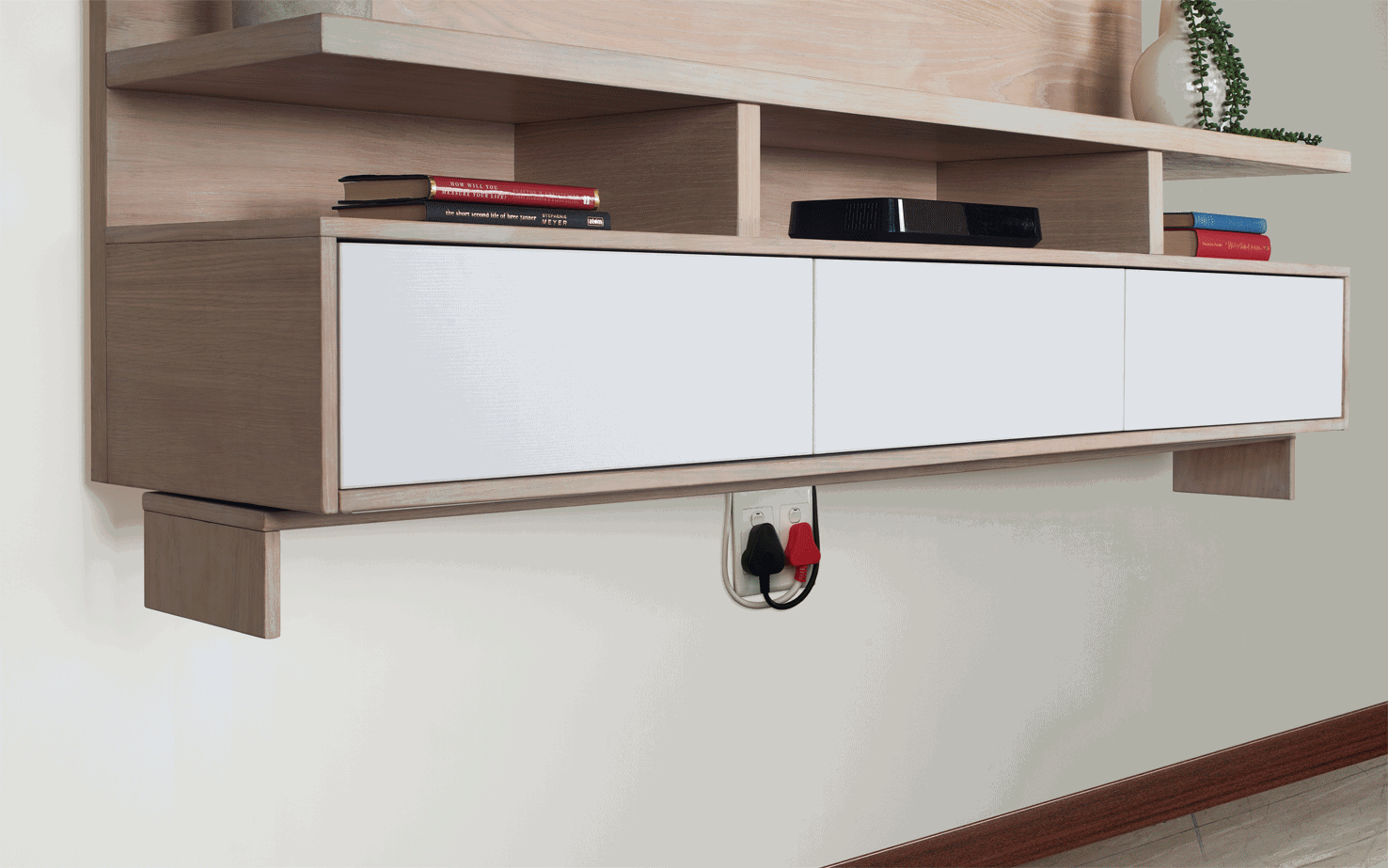 Our Elegant Solution to Hiding Unsightly Plugs & Cables