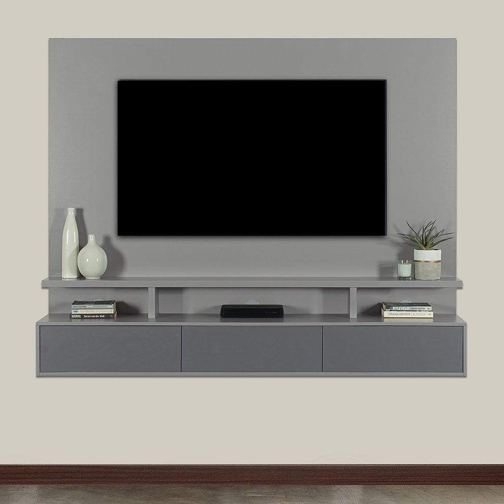 Clifton 200 - Floating TV Stand - Dunblane Grey