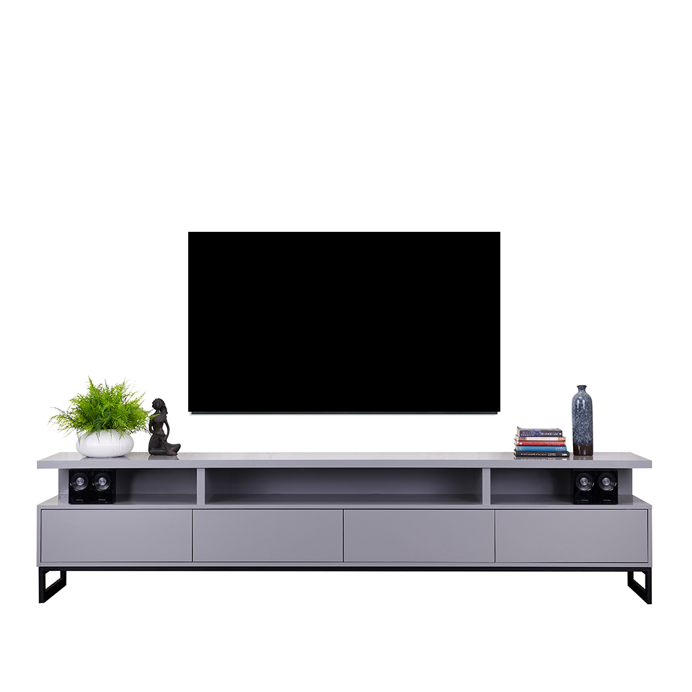 Clifton 350 - Plasma Stand - Dunblane Grey
