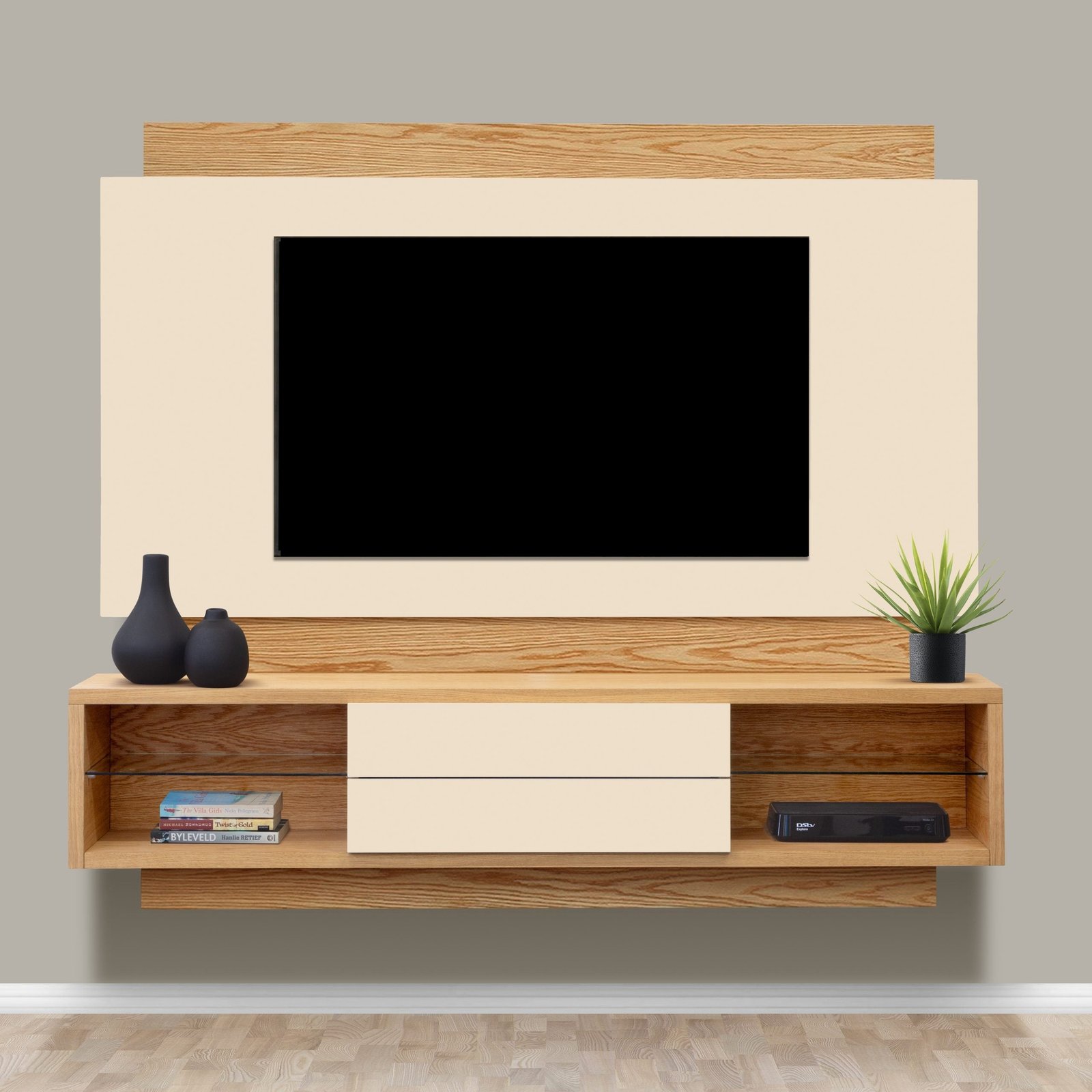 Sheffield - Natural Wood TV Stand