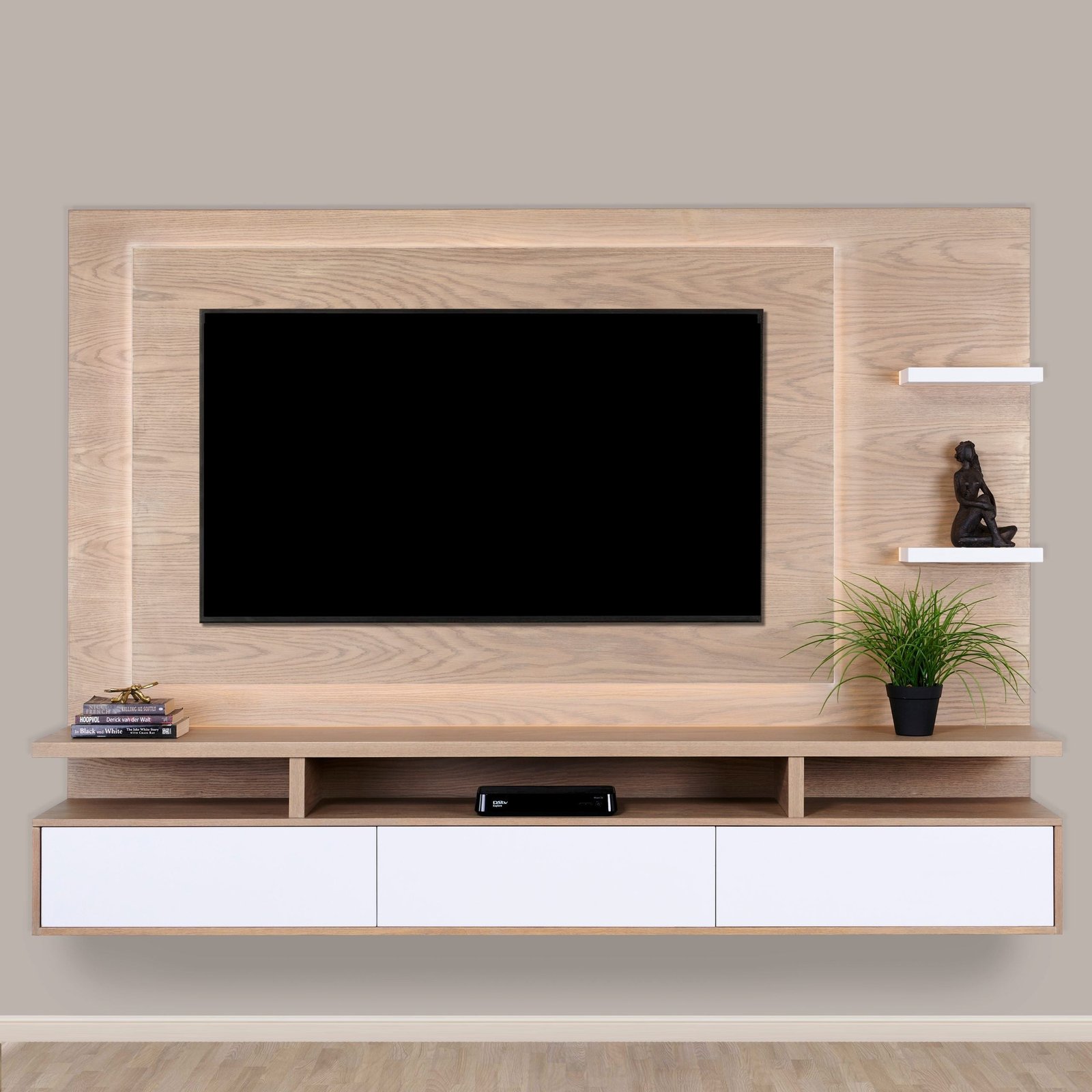 Ramsgate - TV Stand with Drawers - Champagne