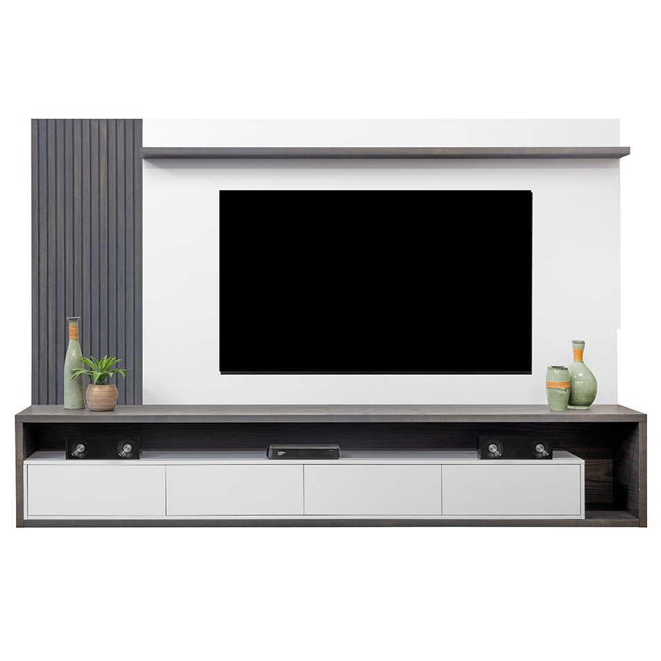 Ushaka 05 - Plasma Table with Backboard - Sofa Storm