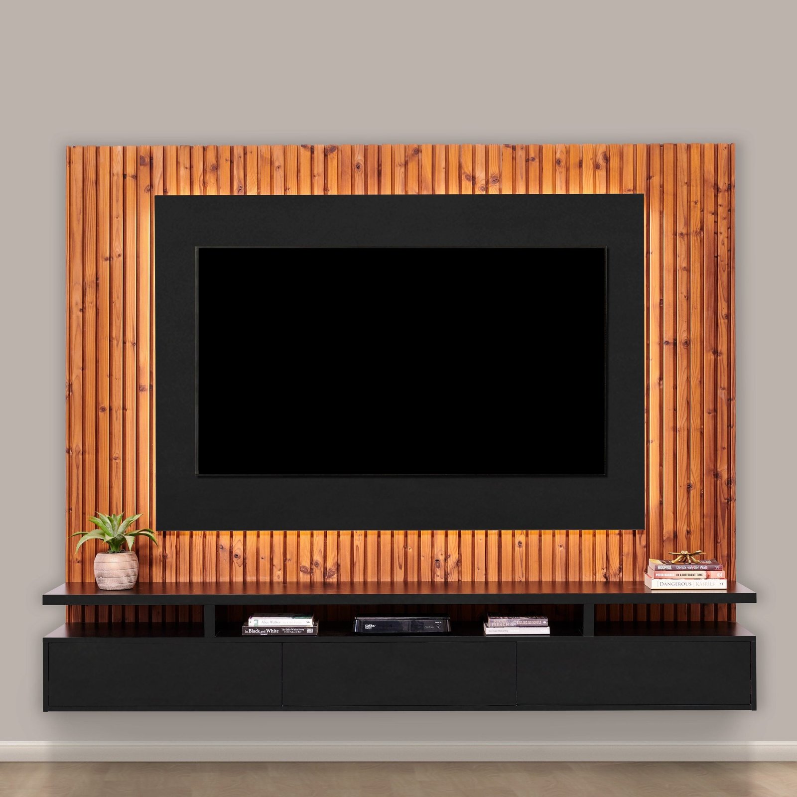 Arniston - Wall Mounted TV Stand - LED Lights